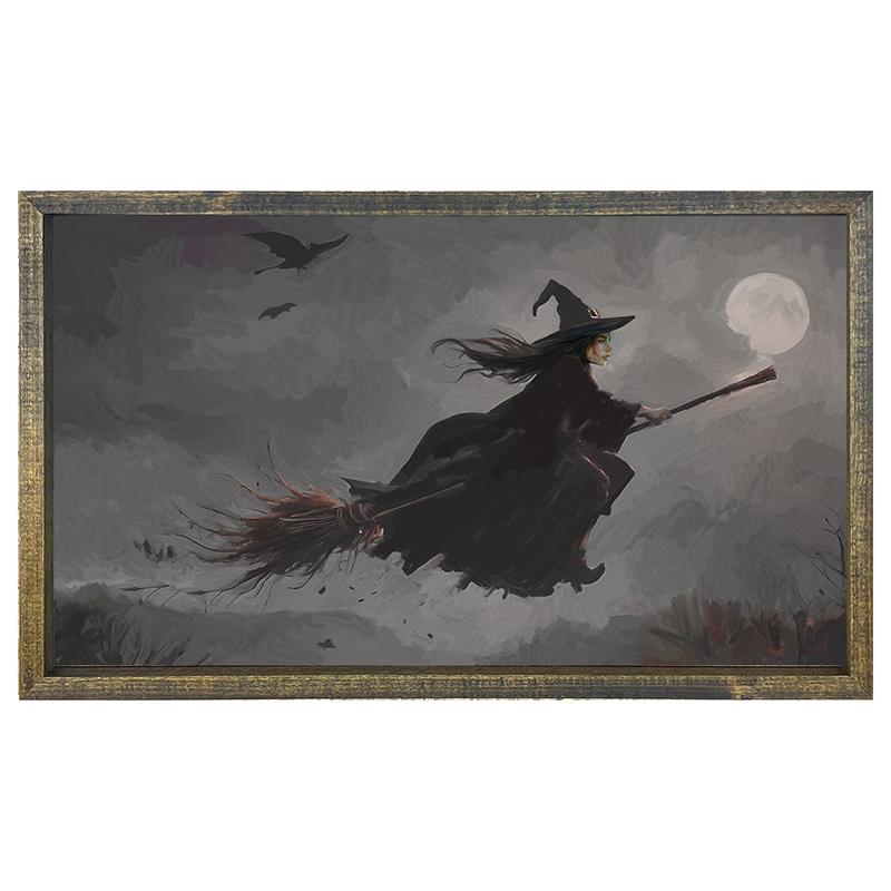 Moonlit Witch - Horizontal Frame