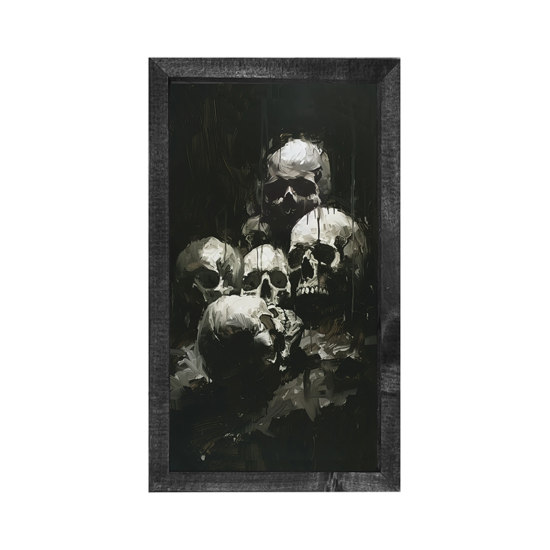 Spooky Skulls - Vertical Frame
