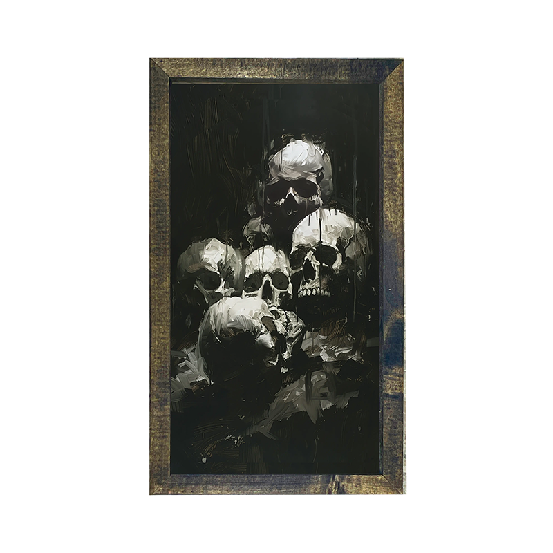Spooky Skulls - Vertical Frame