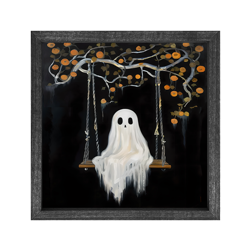 Ghost on a swing