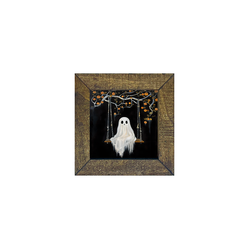 Ghost on a swing