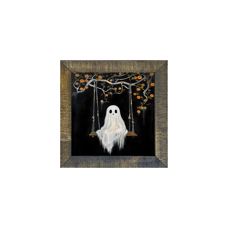 Ghost on a swing