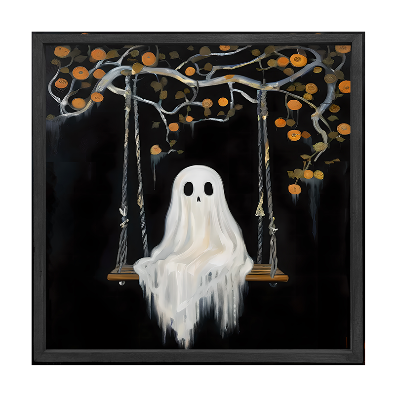Ghost on a swing