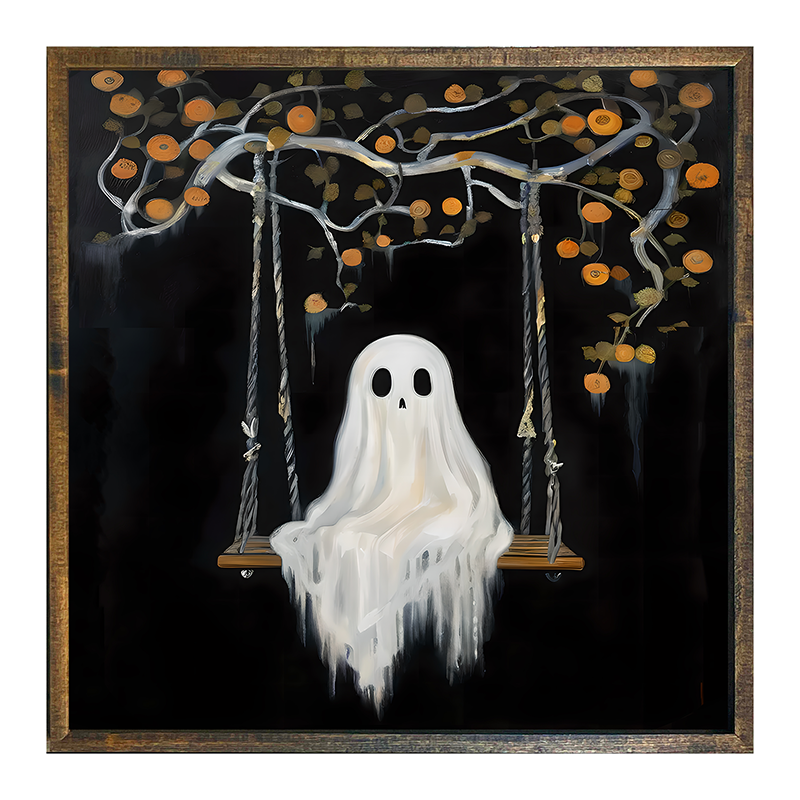 Ghost on a swing