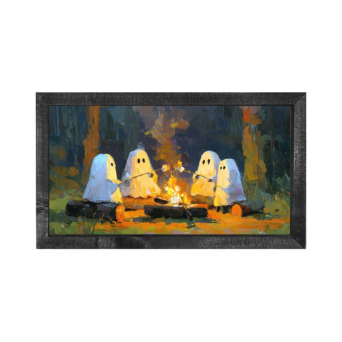 Ghosts Roasting Marshmallows - Horizontal Frame