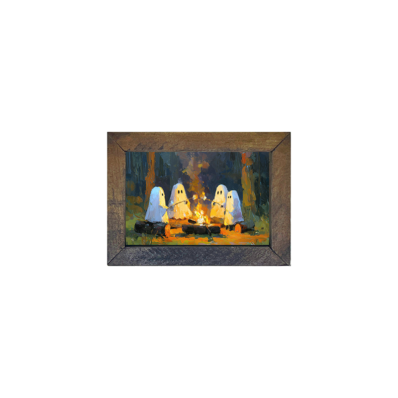 Ghosts Roasting Marshmallows - Horizontal Frame