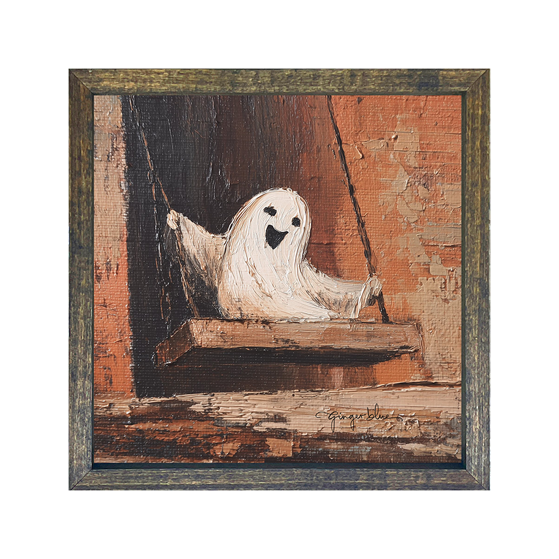 Ghost Enjoying a Swing