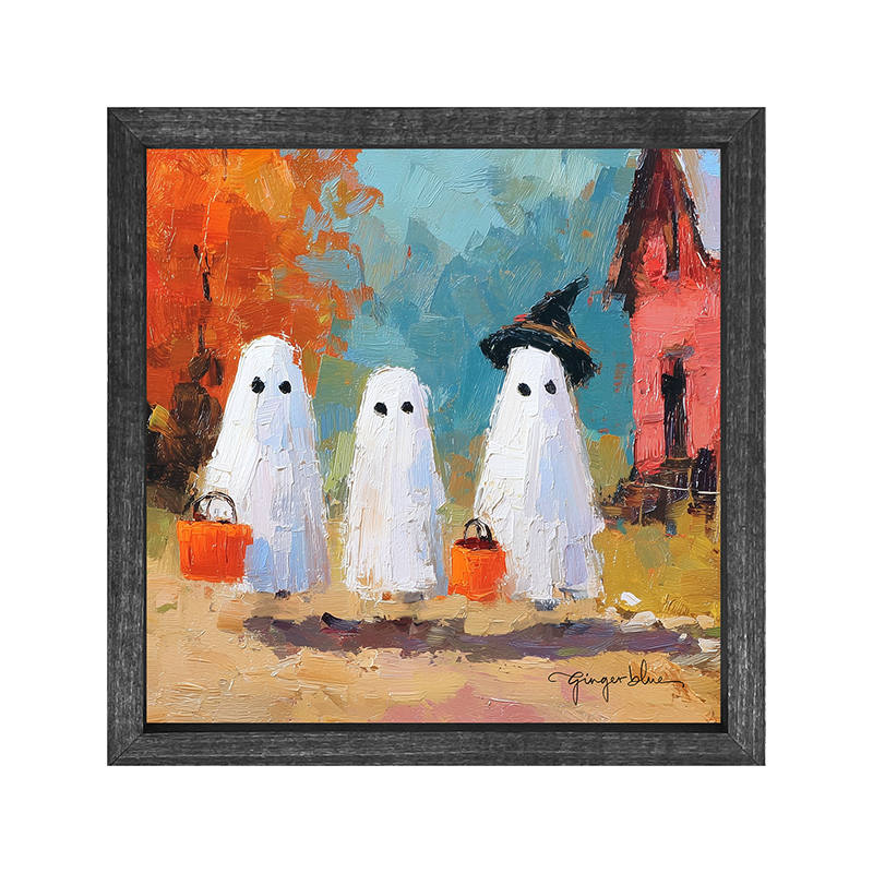 Ghosts Trick or Treating in the Country
