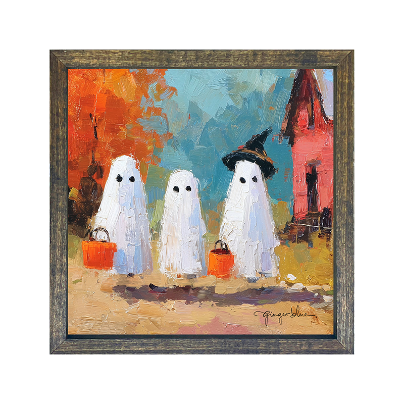 Ghosts Trick or Treating in the Country
