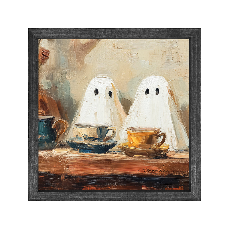 Ghosts Enjoying Tea
