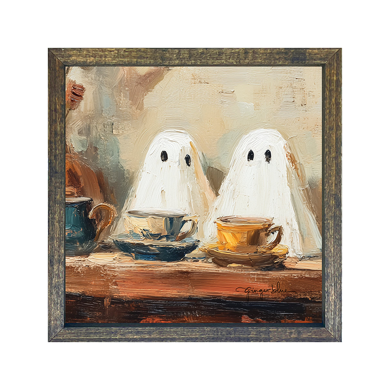 Ghosts Enjoying Tea
