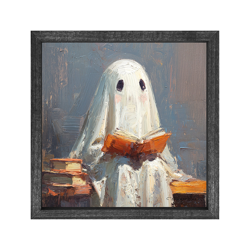 Ghost Reading a Book