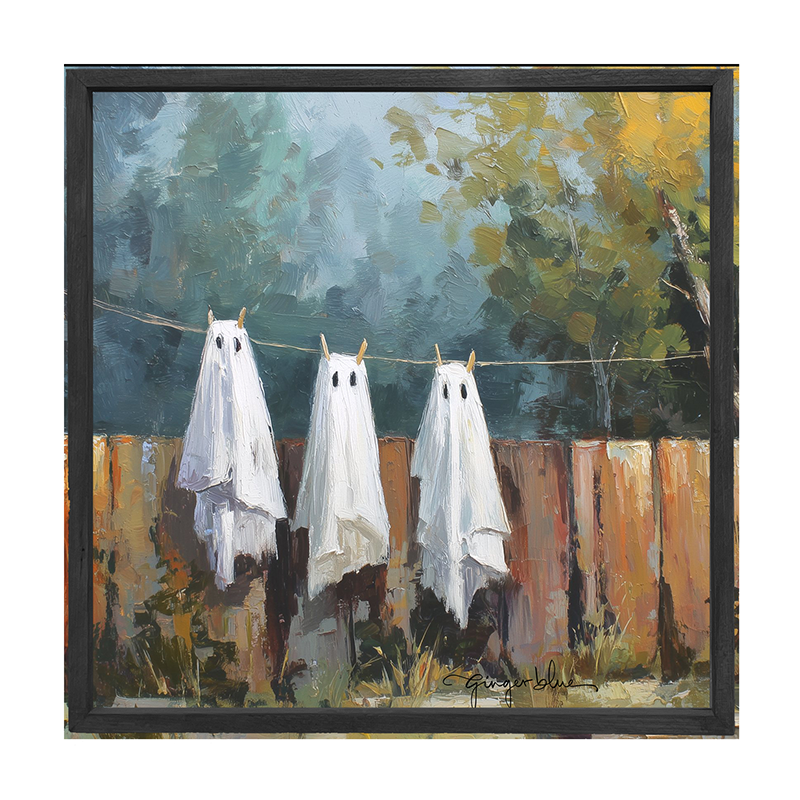 Ghost Costumes Drying