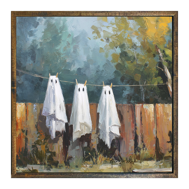 Ghost Costumes Drying