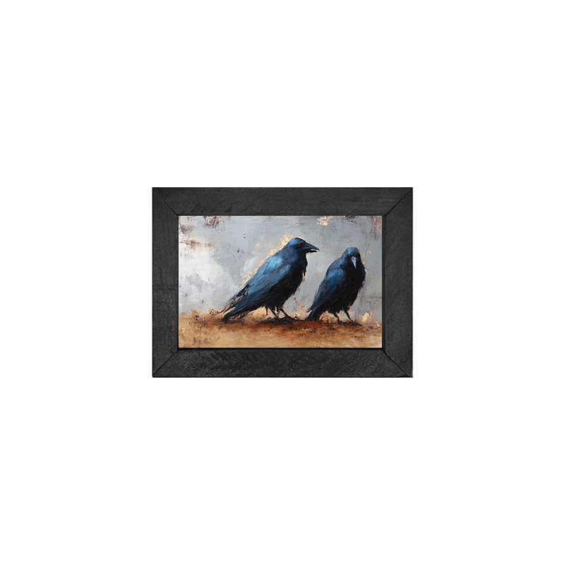 Two Crows - Horizontal Frame