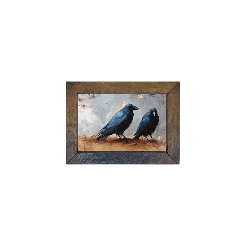 Two Crows - Horizontal Frame