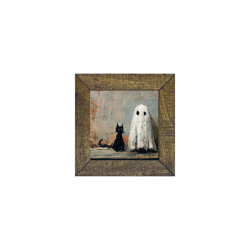 Black Cat and Ghost