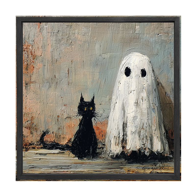 Black Cat and Ghost