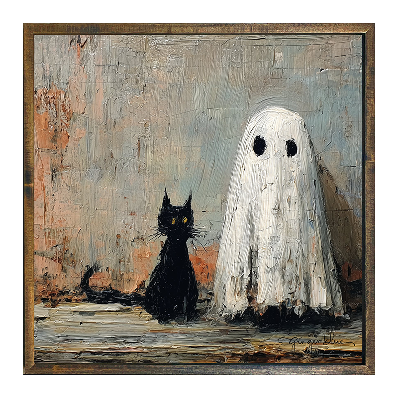 Black Cat and Ghost