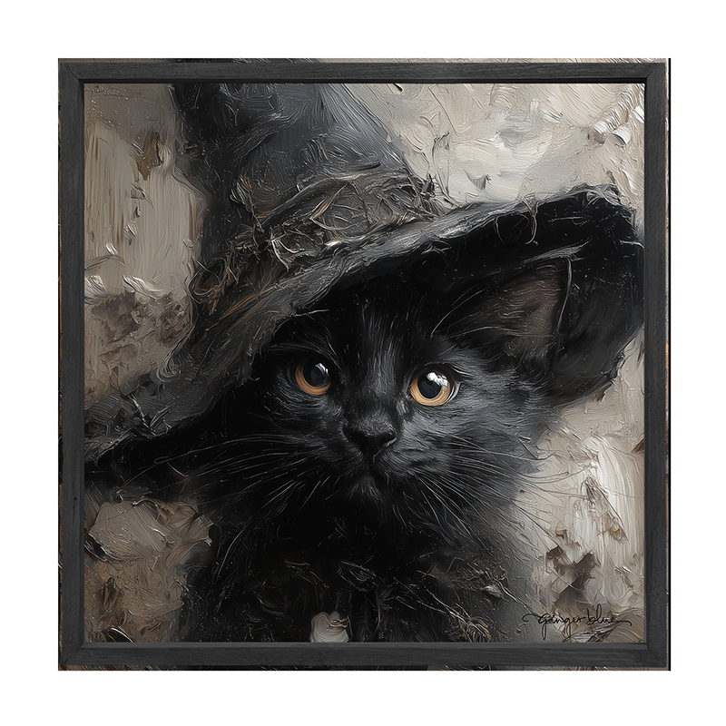 Witch Hat Black Cat