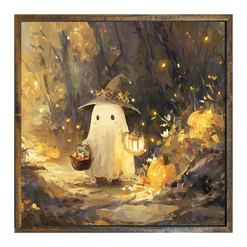 Halloween Friends - Ghost on Path