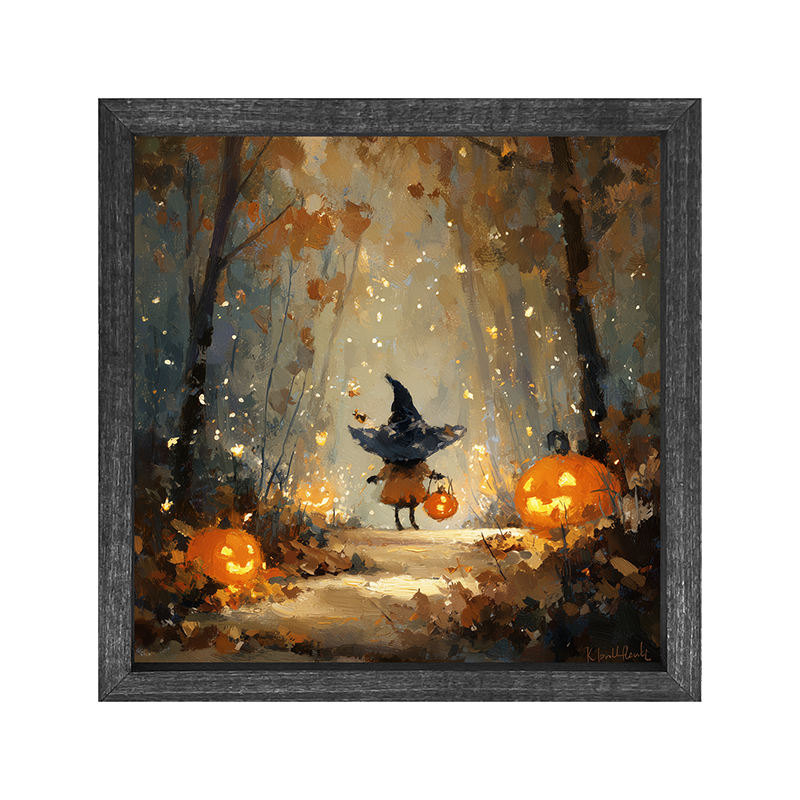 Halloween Friends - Witch on Forest Path