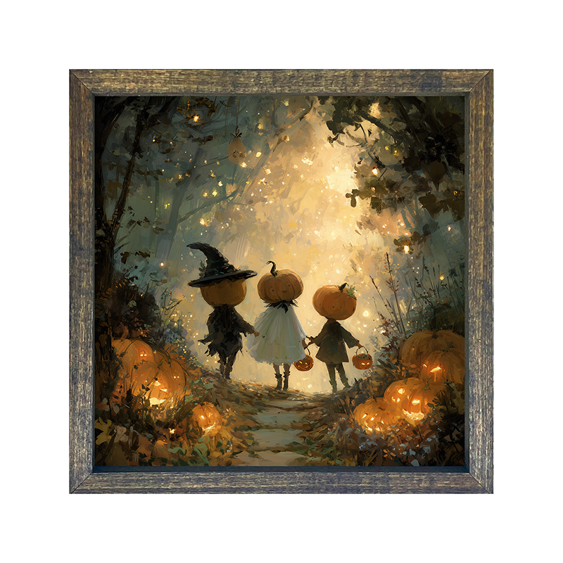 Halloween Friends - Trio of Trick or Treaters
