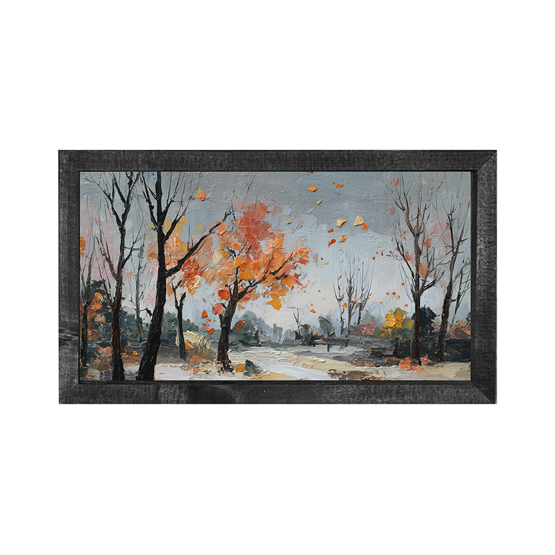 Late Autumn in the Park - Horizontal Frame