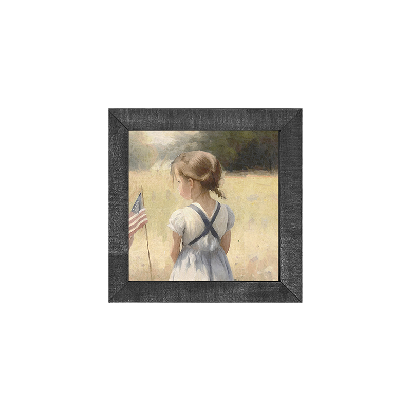 Girl with Flag