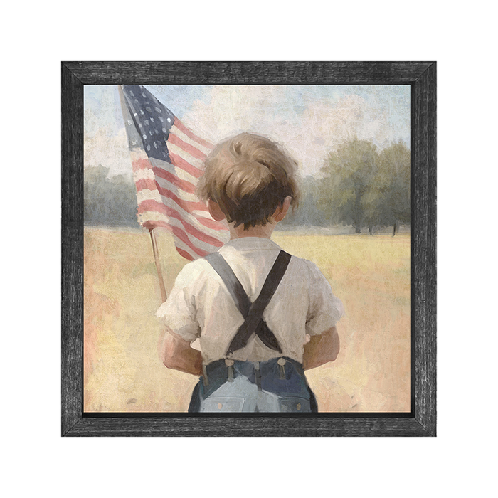 Boy with Flag