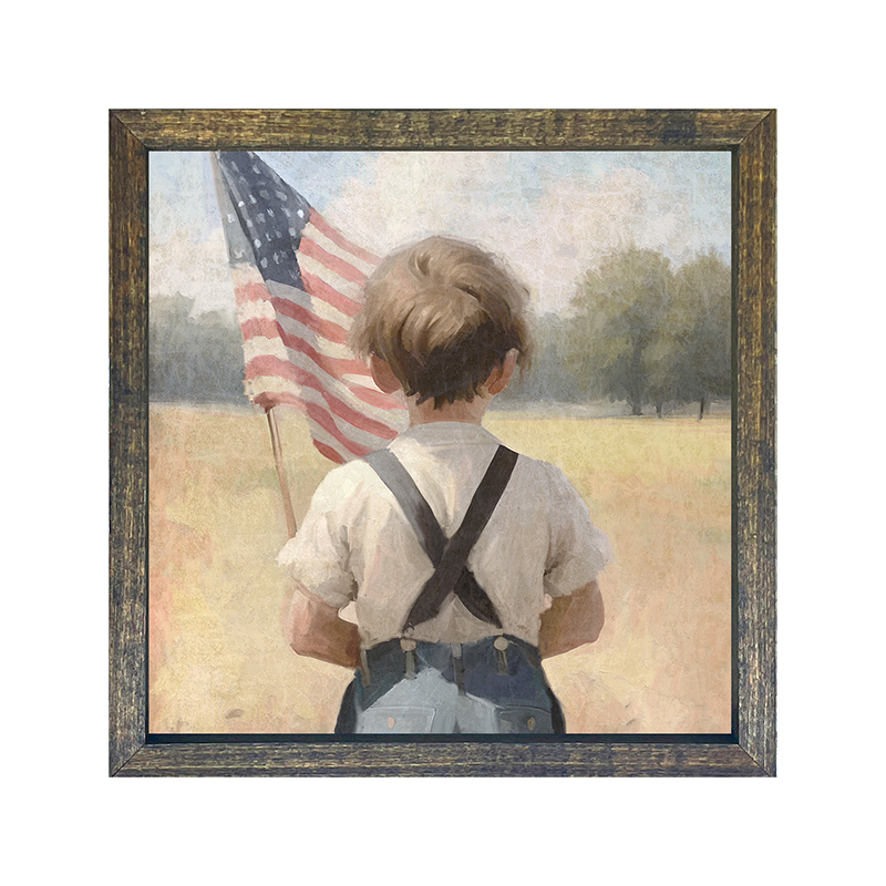 Boy with Flag