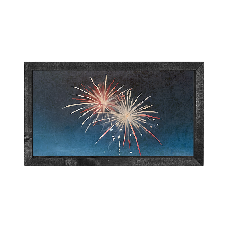 Bursting Fireworks-Horizontal Frame