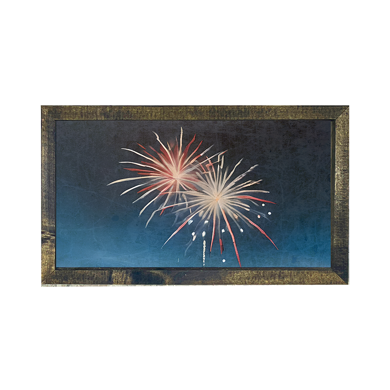 Bursting Fireworks-Horizontal Frame