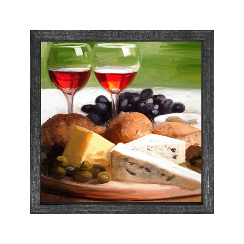 Red wine and cheese