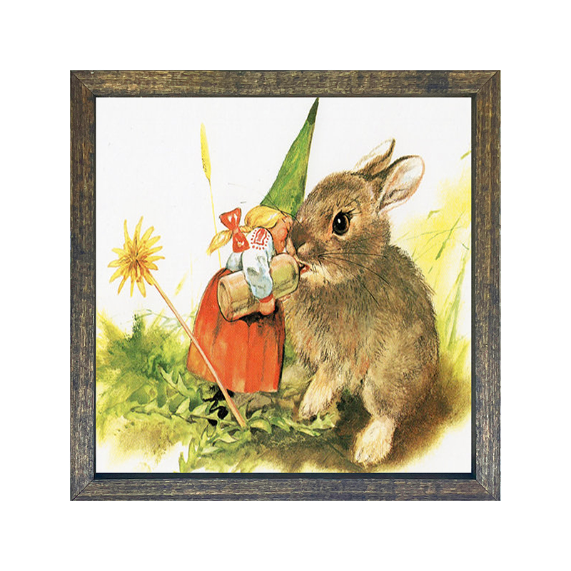 Gnome and bunny