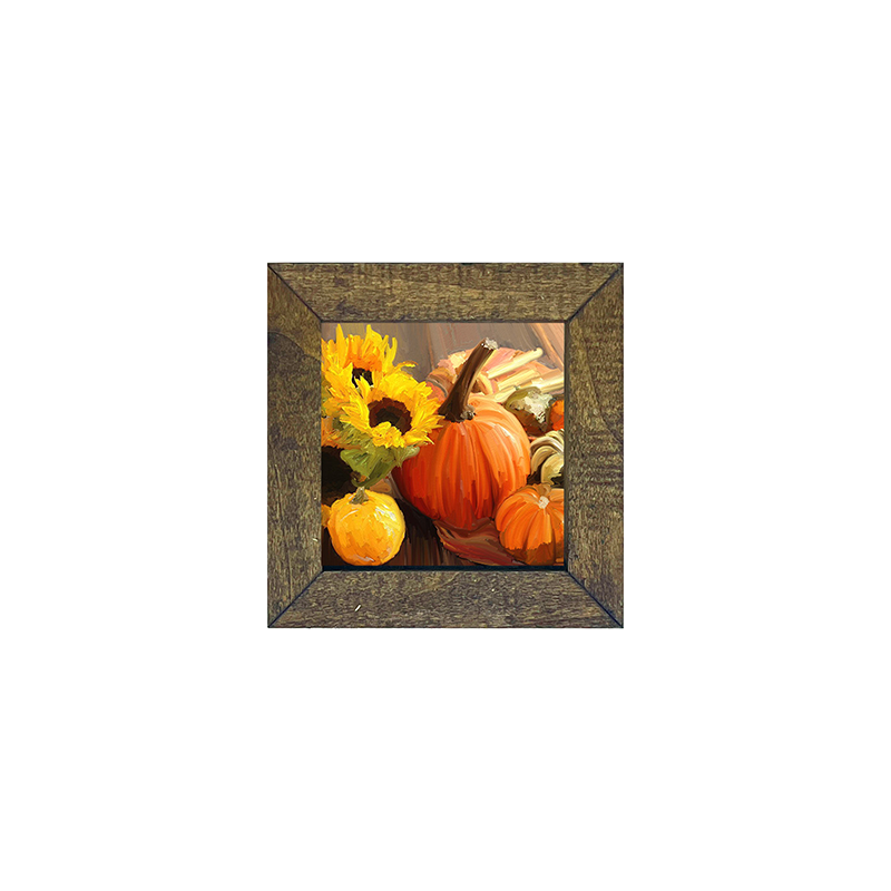 Pumpkins and Sunflowers