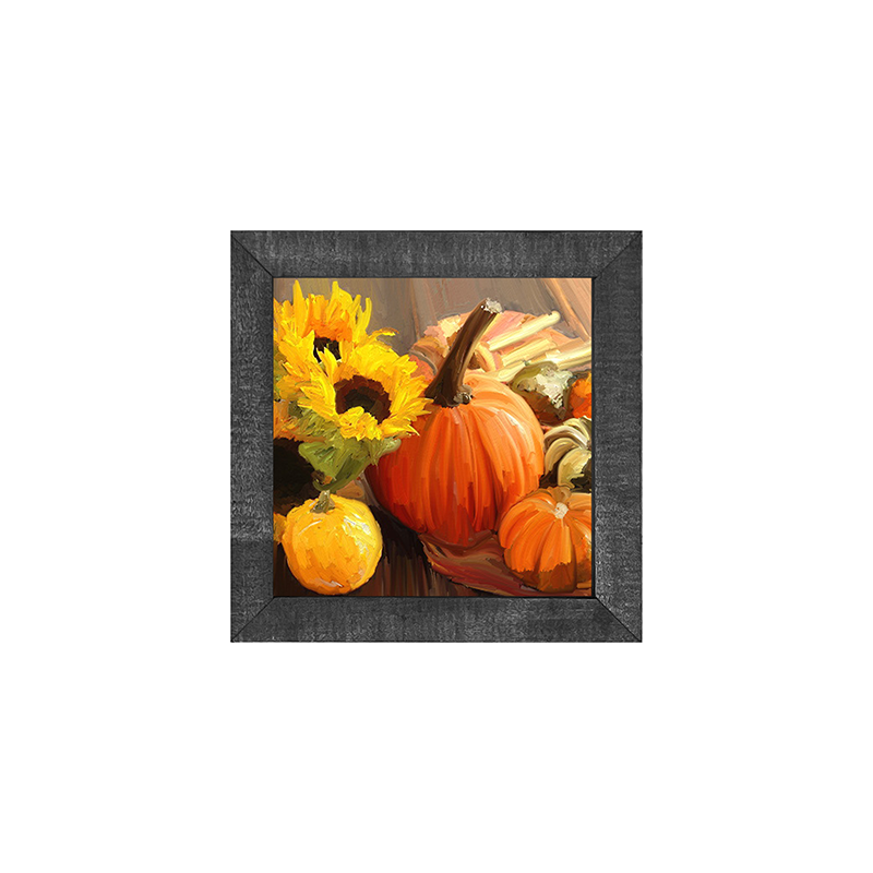 Pumpkins and Sunflowers