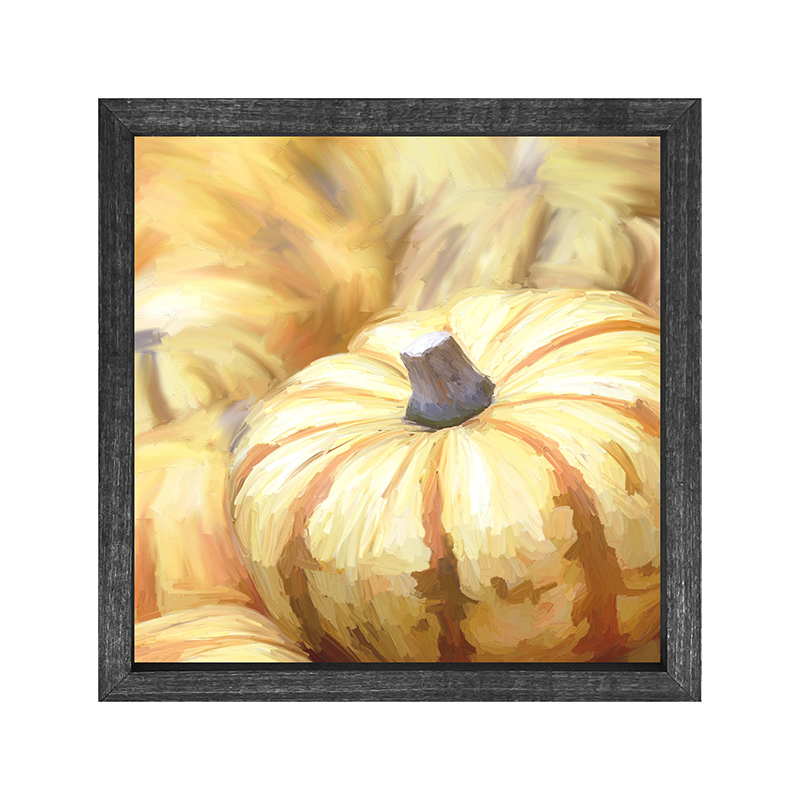 Pumpkins with orange stripe
