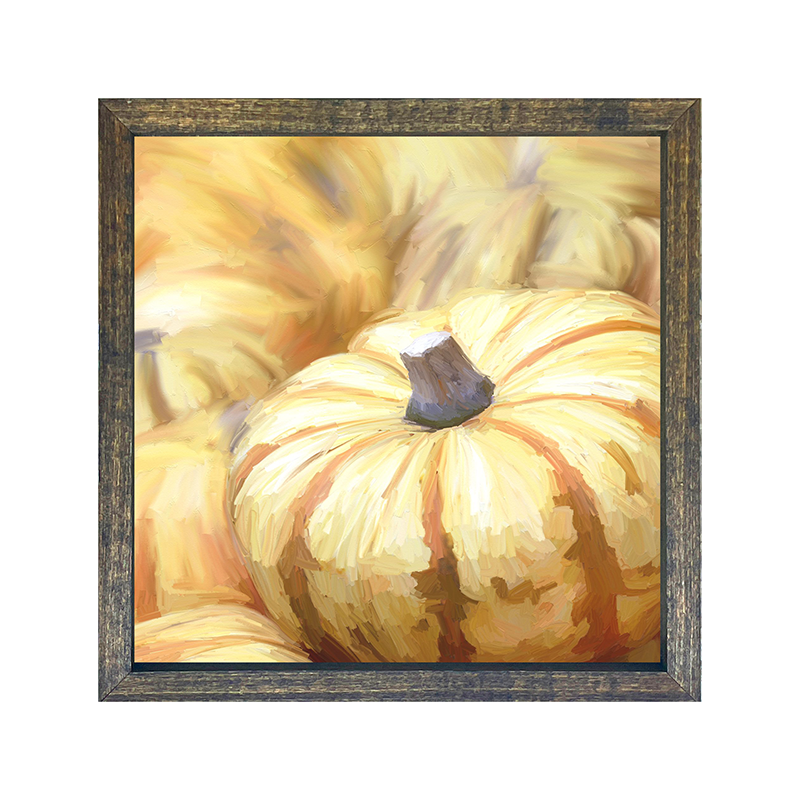 Pumpkins with orange stripe