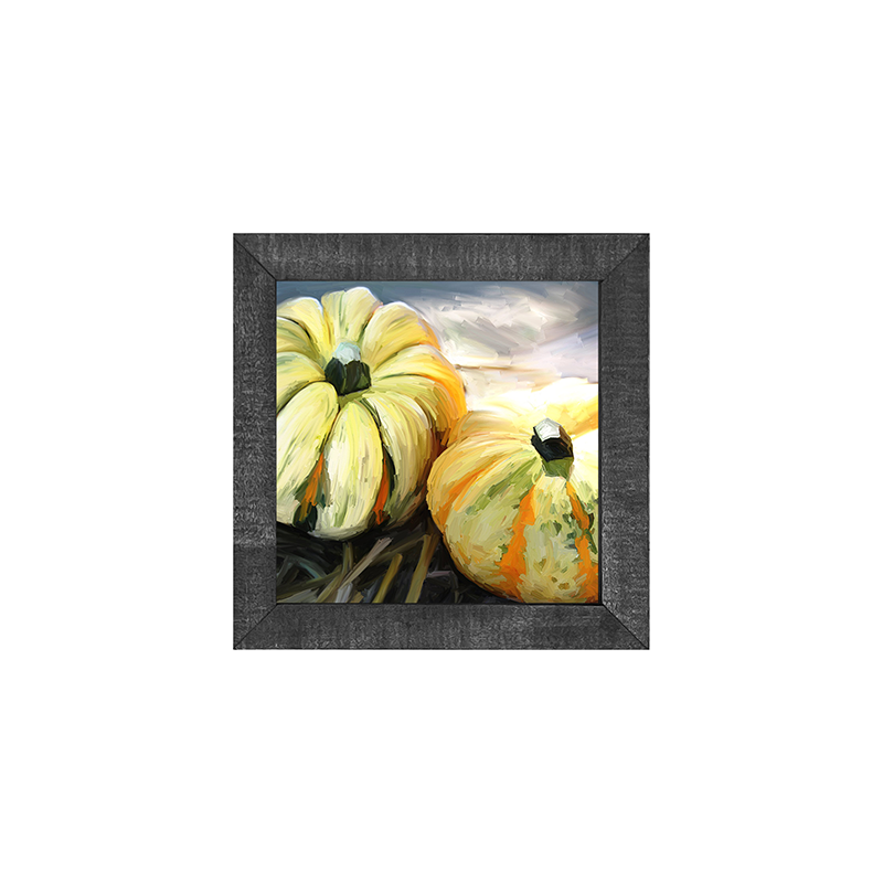 Pumpkins with green stripe