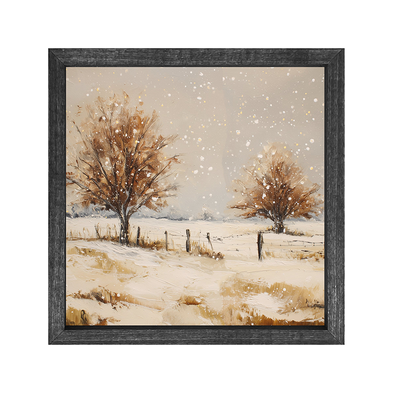 Fenceline Snowfall