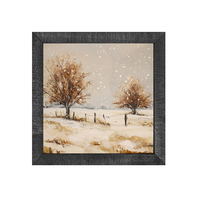 Fenceline Snowfall