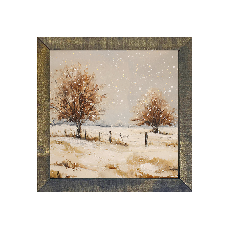 Fenceline Snowfall