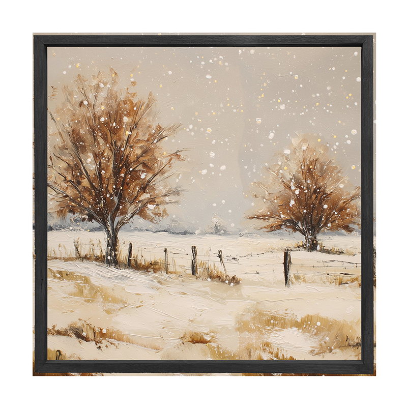 Fenceline Snowfall