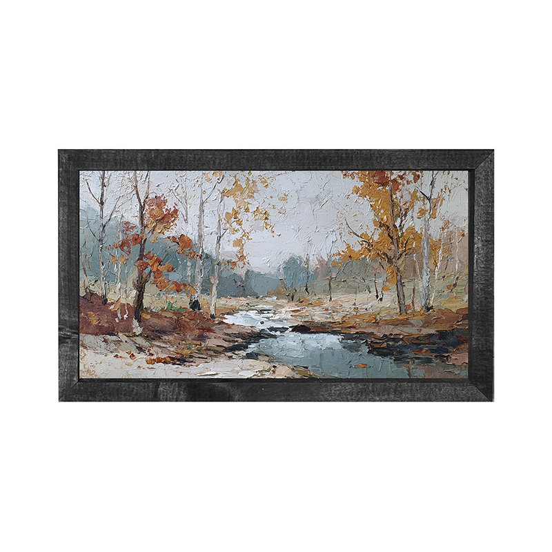 Autumn Country - Muggy Morning - Horizontal Frame