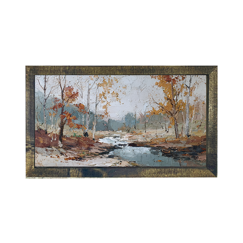 Autumn Country - Muggy Morning - Horizontal Frame