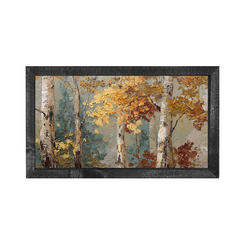 Autumn Country - Forest Leaves - Horizontal Frame