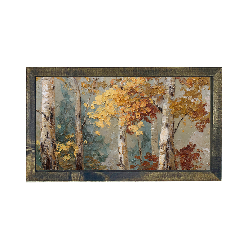 Autumn Country - Forest Leaves - Horizontal Frame