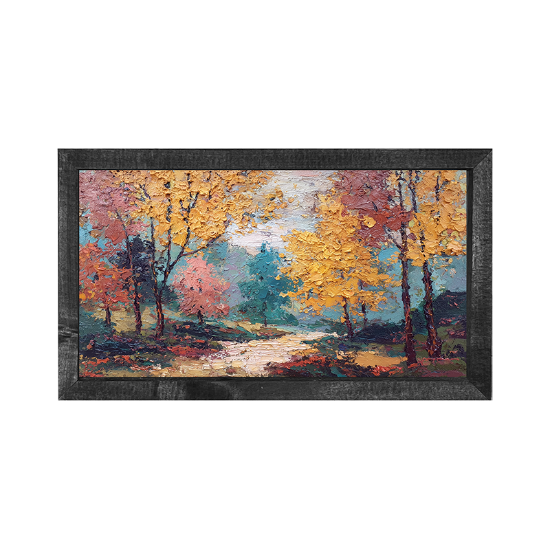 Autumn Country - Forest Path - Horizontal Frame