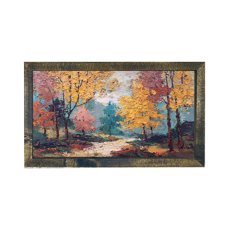 Autumn Country - Forest Path - Horizontal Frame